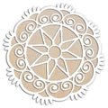 MDF Diwali Rangoli Mandala Design for Decoration : RGL-10