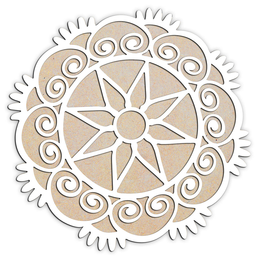 MDF Diwali Rangoli Mandala Design for Decoration : RGL-10