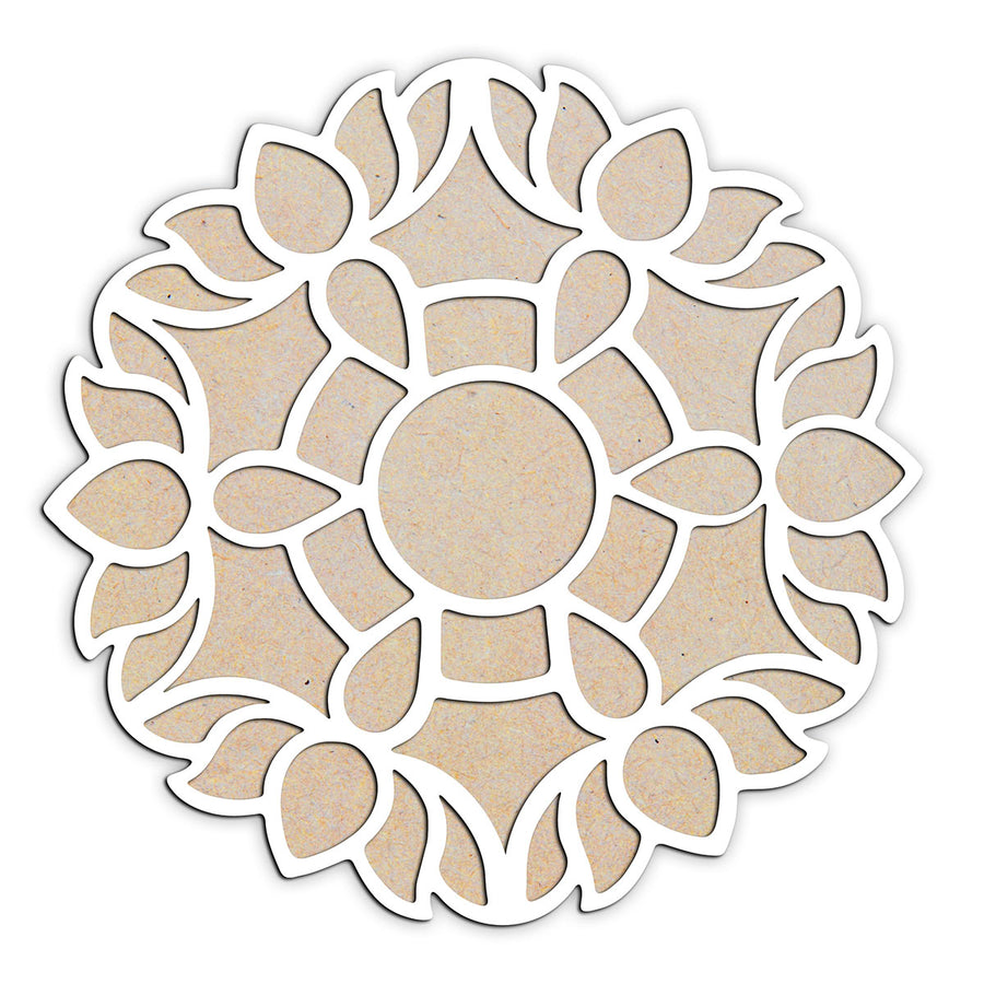 MDF Diwali Rangoli Mandala Design for Decoration : RGL-16