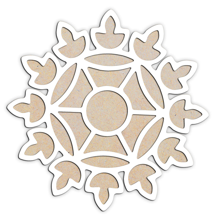 MDF Diwali Rangoli Mandala Design for Decoration : RGL-15